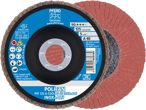 Pferd Polifan PFF 125 A-COOL 40 SG INOX+ALU