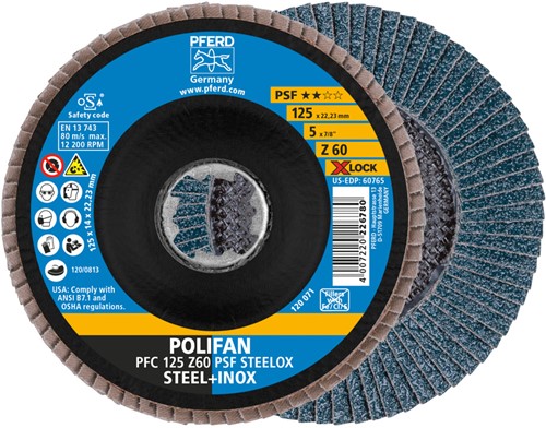 Pferd Polifan PFC 125 Z60 PSF STEELOX/X-LOCK