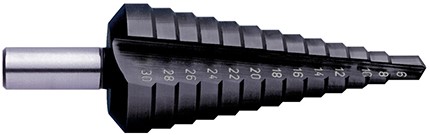 NOGA TOOLS HSS getrapte plaatboor TiAlN 9-36 mm