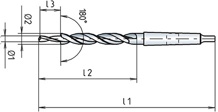 NOGA TOOLS Meerfasenb. DIN 8377 MK 180° M16-26x17.5